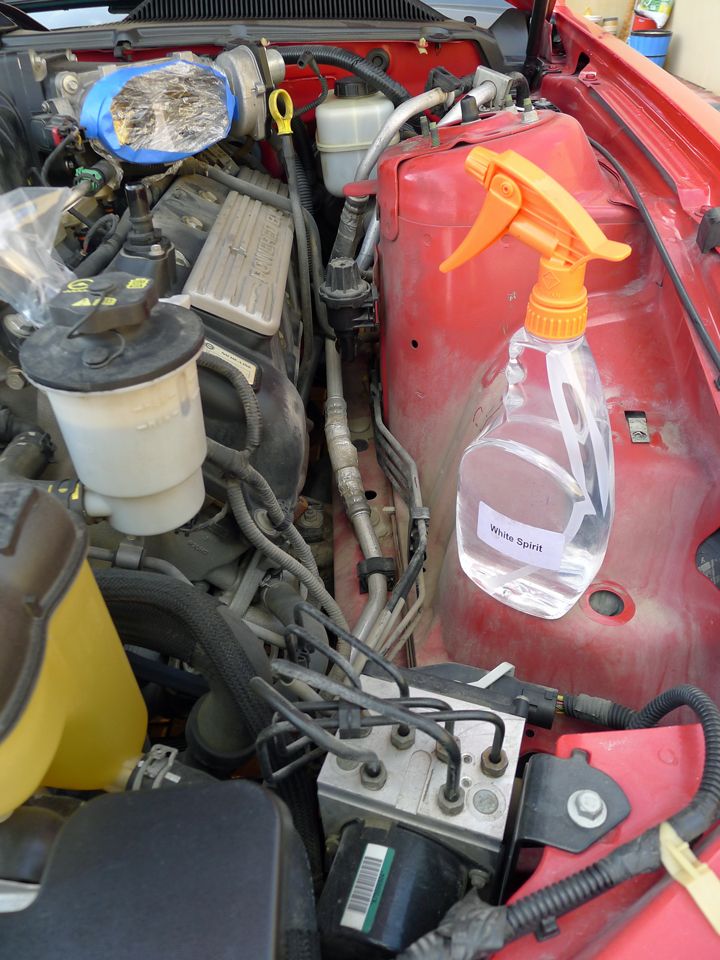 CAI installation and engine bay shine Detailing World Forum